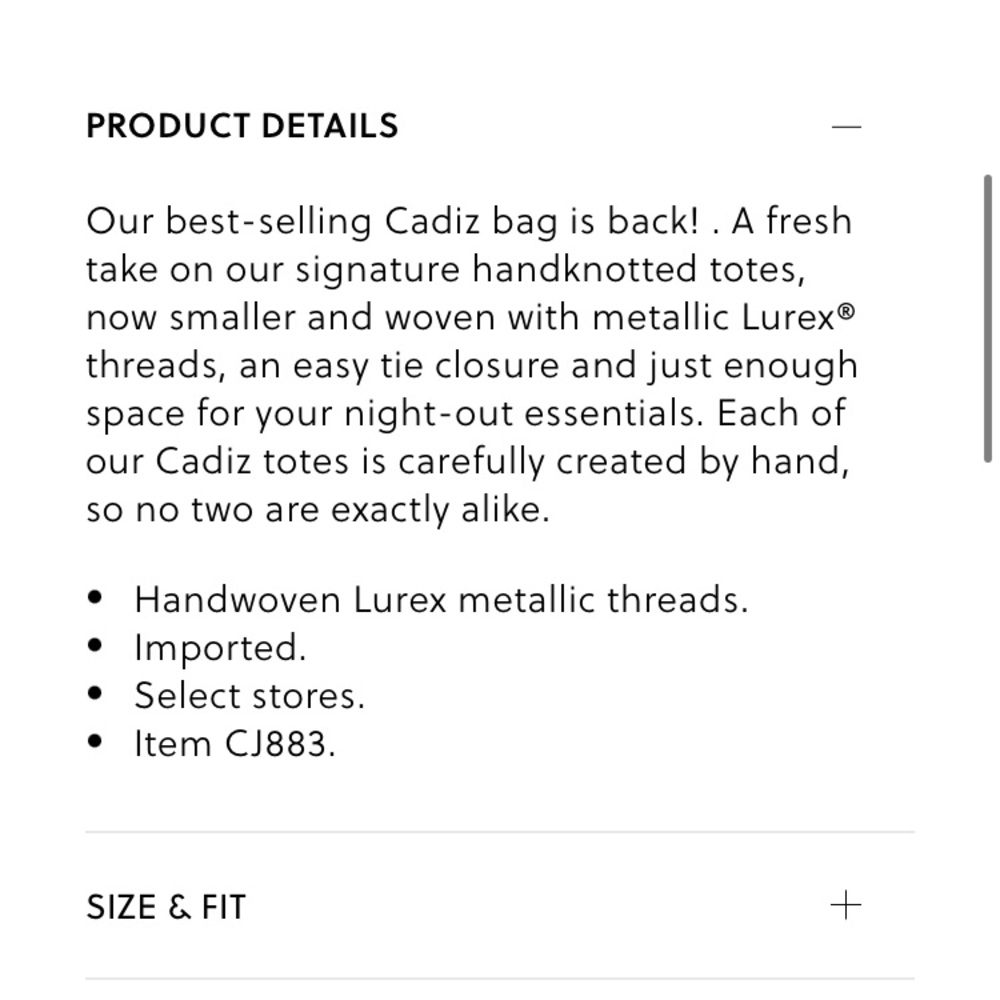 New w Tag: J Crew small Cadiz handknotted shoulder bag in metallic - Picture 9 of 10